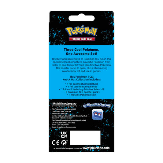 Pokémon Knock Out Collection [Boltund, Eiscue, Galarian Sirfetch'd]