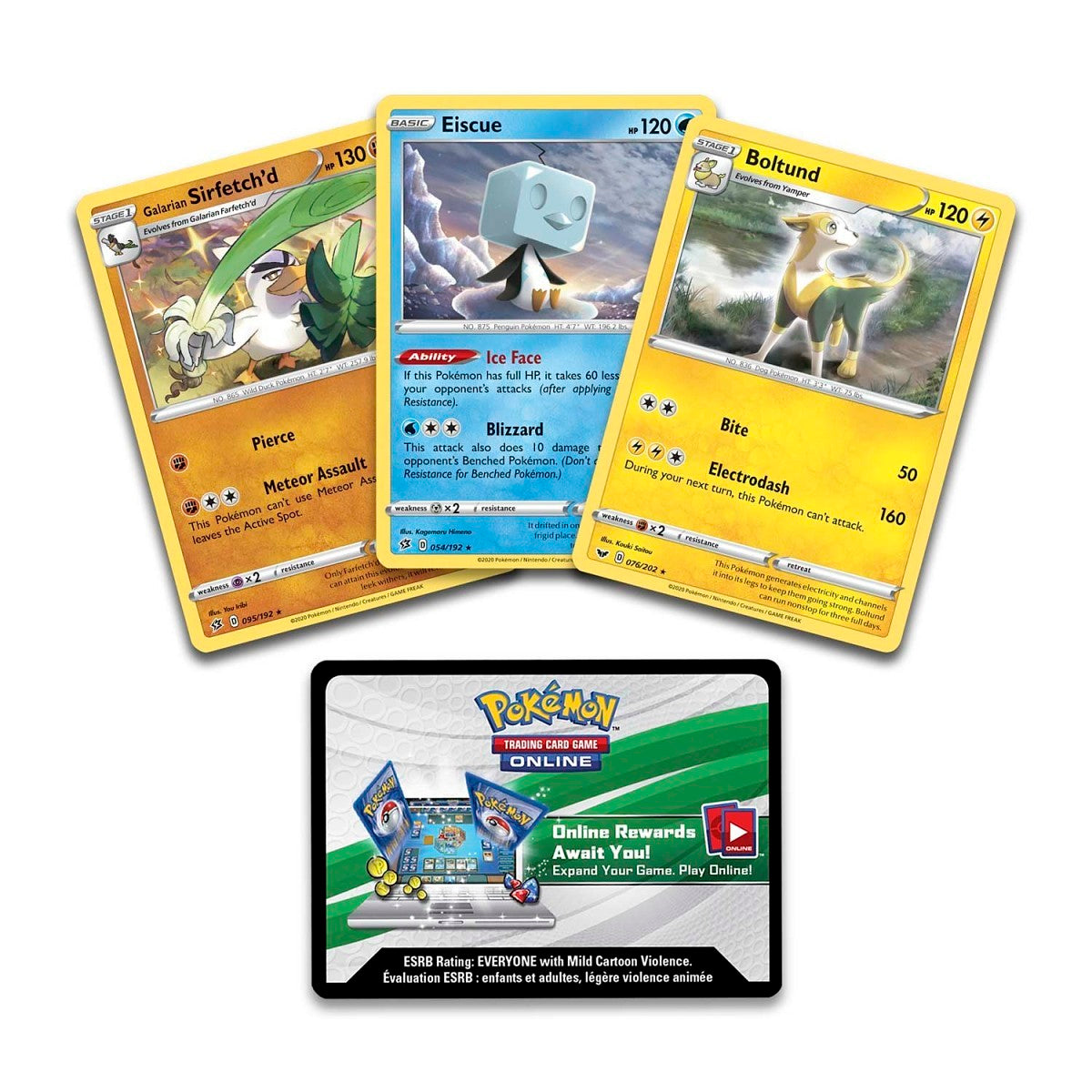 Pokémon Knock Out Collection [Boltund, Eiscue, Galarian Sirfetch'd]