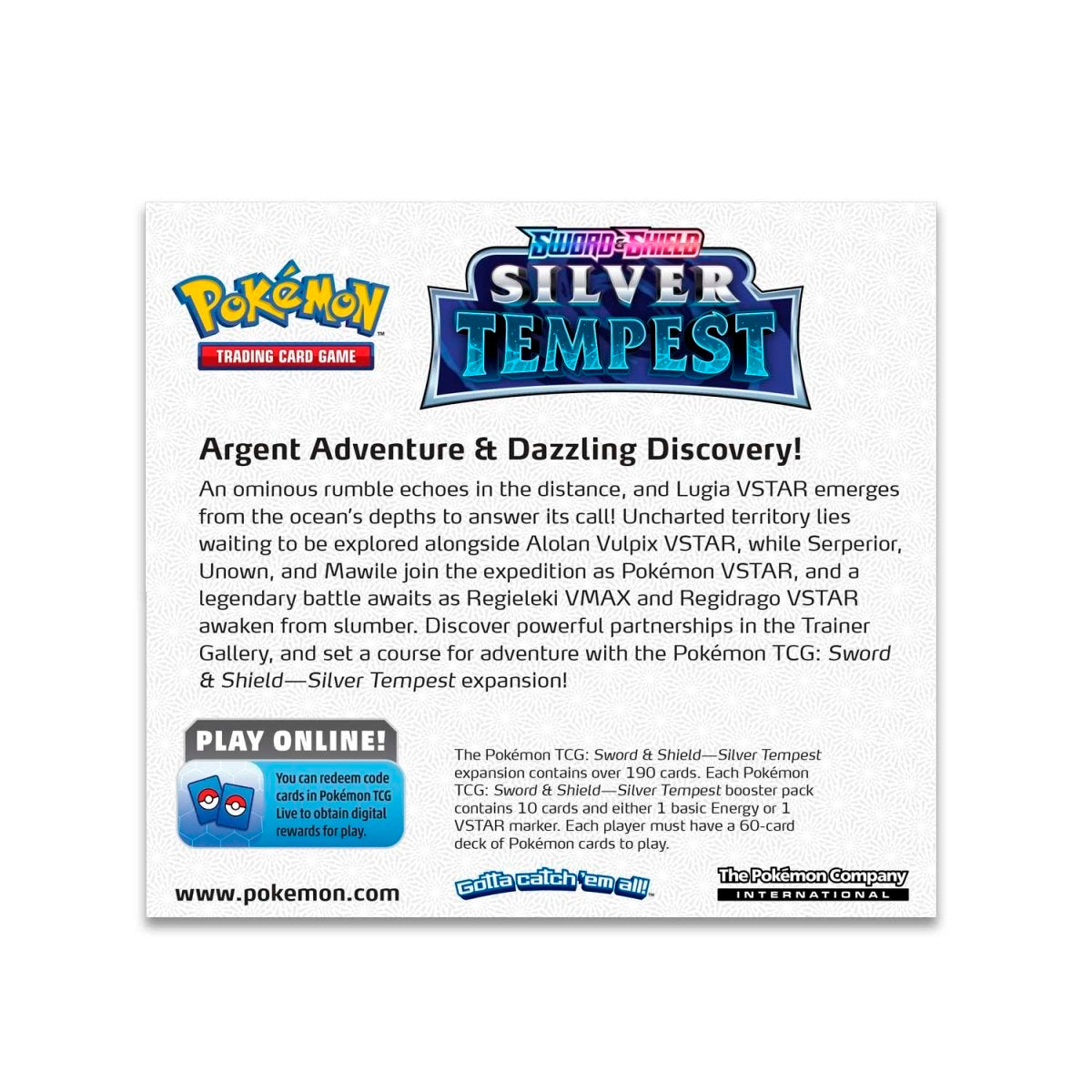 Pokémon Silver Tempest Booster Box