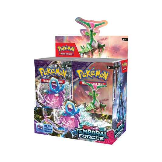Pokémon Scarlet & Violet-Temporal Forces Booster Display Box (36 Packs)
